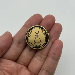 In hand, from Pokémon Coin Fan, full size