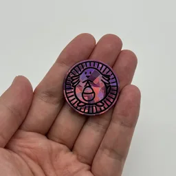 In hand, from Pokémon Coin Fan, full size