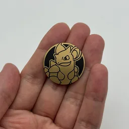 In hand, from Pokémon Coin Fan, full size