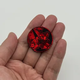 In hand, from Pokémon Coin Fan, full size