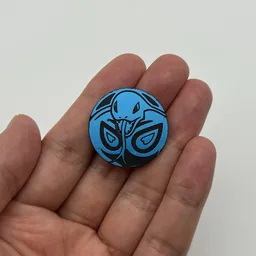 In hand, from Pokémon Coin Fan, full size