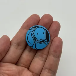 In hand, from Pokémon Coin Fan, full size