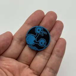 In hand, from Pokémon Coin Fan, full size