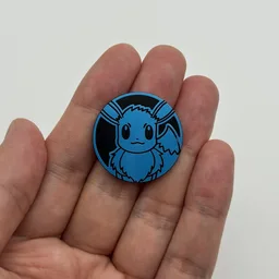 In hand, from Pokémon Coin Fan, full size