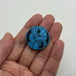 In hand, from Pokémon Coin Fan, full size