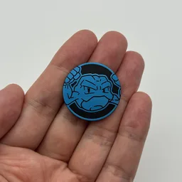 In hand, from Pokémon Coin Fan, full size