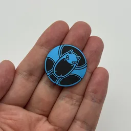 In hand, from Pokémon Coin Fan, full size