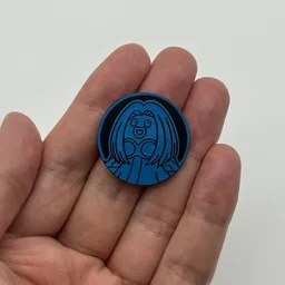 In hand, from Pokémon Coin Fan, full size