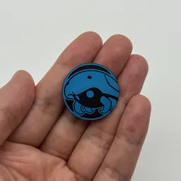 In hand, from Pokémon Coin Fan, full size