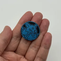In hand, from Pokémon Coin Fan, full size