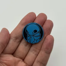 In hand, from Pokémon Coin Fan, full size