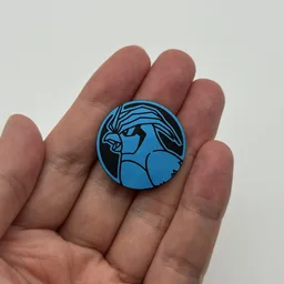In hand, from Pokémon Coin Fan, full size