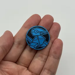 In hand, from Pokémon Coin Fan, full size