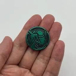 In hand, from Pokémon Coin Fan, full size
