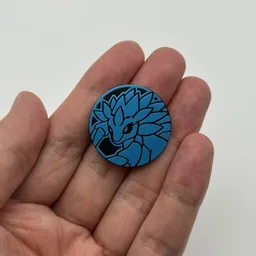 In hand, from Pokémon Coin Fan, full size
