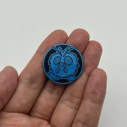 In hand, from Pokémon Coin Fan, full size