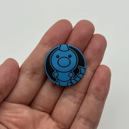 In hand, from Pokémon Coin Fan, full size
