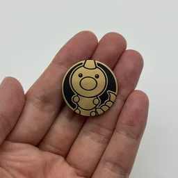 In hand, from Pokémon Coin Fan, full size