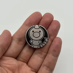 In hand, from Pokémon Coin Fan, full size