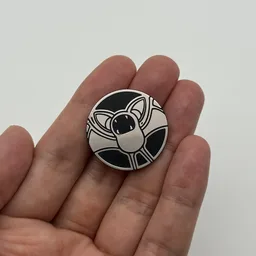 In hand, from Pokémon Coin Fan, full size