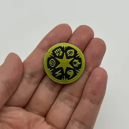 In hand, from Pokémon Coin Fan, full size