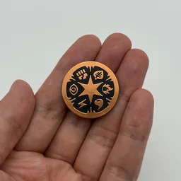 In hand, from Pokémon Coin Fan, full size