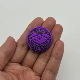 In hand, from Pokémon Coin Fan, full size