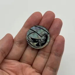 In hand, from Pokémon Coin Fan, full size