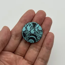 In hand, from Pokémon Coin Fan, full size