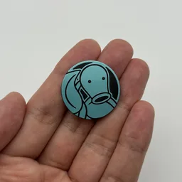 In hand, from Pokémon Coin Fan, full size