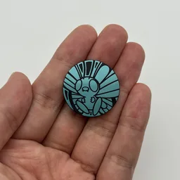 In hand, from Pokémon Coin Fan, full size