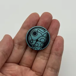 In hand, from Pokémon Coin Fan, full size