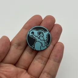 In hand, from Pokémon Coin Fan, full size