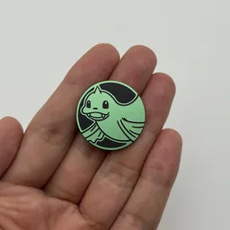 In hand, from Pokémon Coin Fan, full size