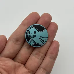 In hand, from Pokémon Coin Fan, full size