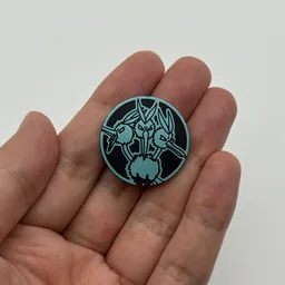 In hand, from Pokémon Coin Fan, full size