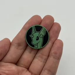 In hand, from Pokémon Coin Fan, full size