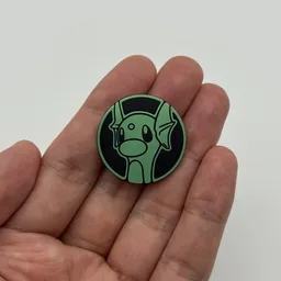 In hand, from Pokémon Coin Fan, full size