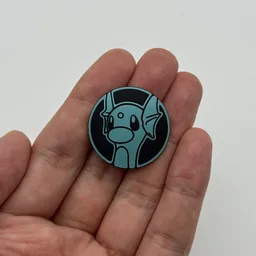 In hand, from Pokémon Coin Fan, full size