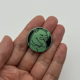 In hand, from Pokémon Coin Fan, full size