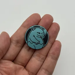In hand, from Pokémon Coin Fan, full size