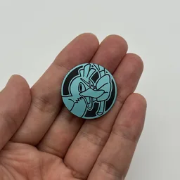 In hand, from Pokémon Coin Fan, full size