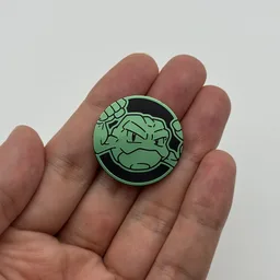 In hand, from Pokémon Coin Fan, full size