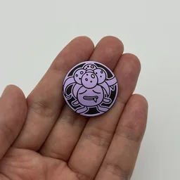 In hand, from Pokémon Coin Fan, full size