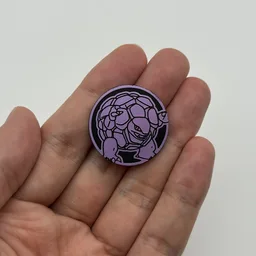 In hand, from Pokémon Coin Fan, full size