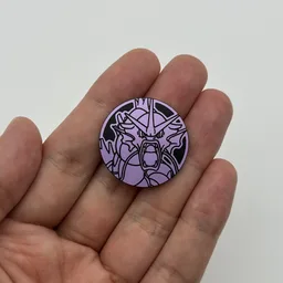 In hand, from Pokémon Coin Fan, full size
