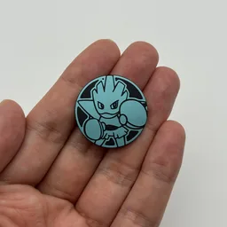 In hand, from Pokémon Coin Fan, full size
