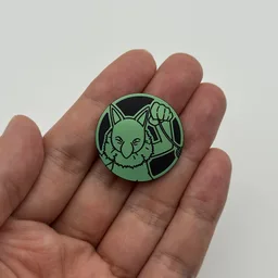 In hand, from Pokémon Coin Fan, full size