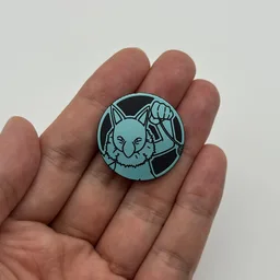 In hand, from Pokémon Coin Fan, full size