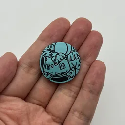 In hand, from Pokémon Coin Fan, full size